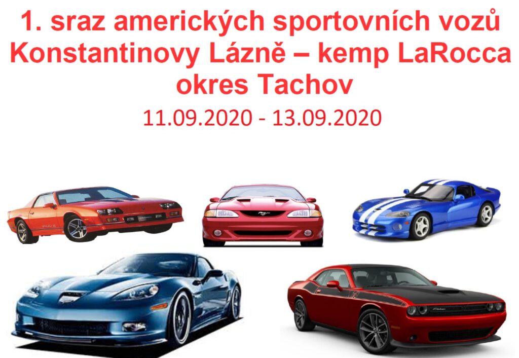 1.sraz amerických sportovních vozidel